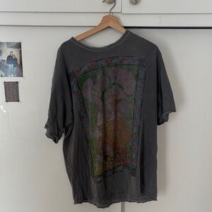Urban Outfitters Graphic Tee in Dark Gray